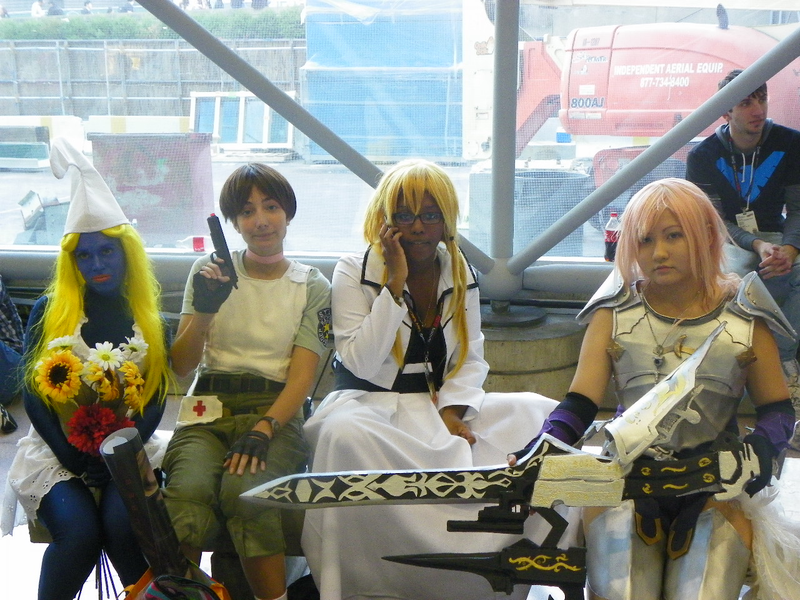 Illustration for article titled New York Comic-Con 2011 Day Four Cosplay with Dead Space Kid and Super Friends